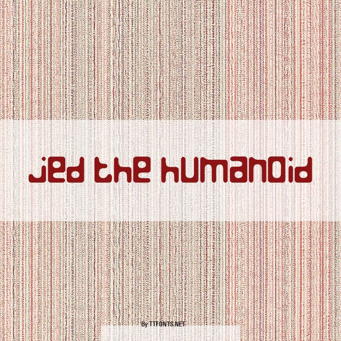 Jed the Humanoid example